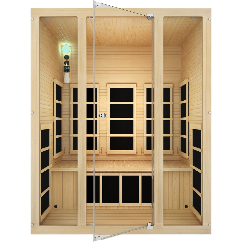Joyous 3-Person Hemlock Far Infrared Sauna