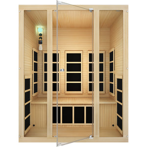 Joyous 3-Person Hemlock Far Infrared Sauna